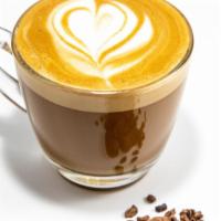 Cappuccino · Two shots of Corsica blend espresso with hemp-oat milk and foam (more foam than milk).

Espr...