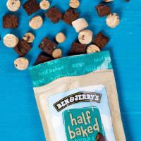 Half Baked Dough Chunks · A Mixture of Chocolate Chip Cookie Dough ＆ Fudge Brownies
