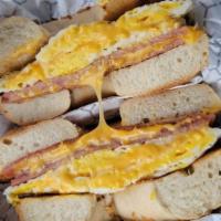 Taylor  Ham Egg  Cheese  · Made With Two Eggs.