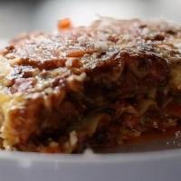 Lasagna Special · Lasagna with bolognese Ragù, bechamel sauce, mozzarella cheese and parmigiano