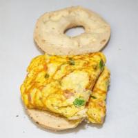 Western Omelet Platter · Three eggs, peppers, onion, cheese and Ham