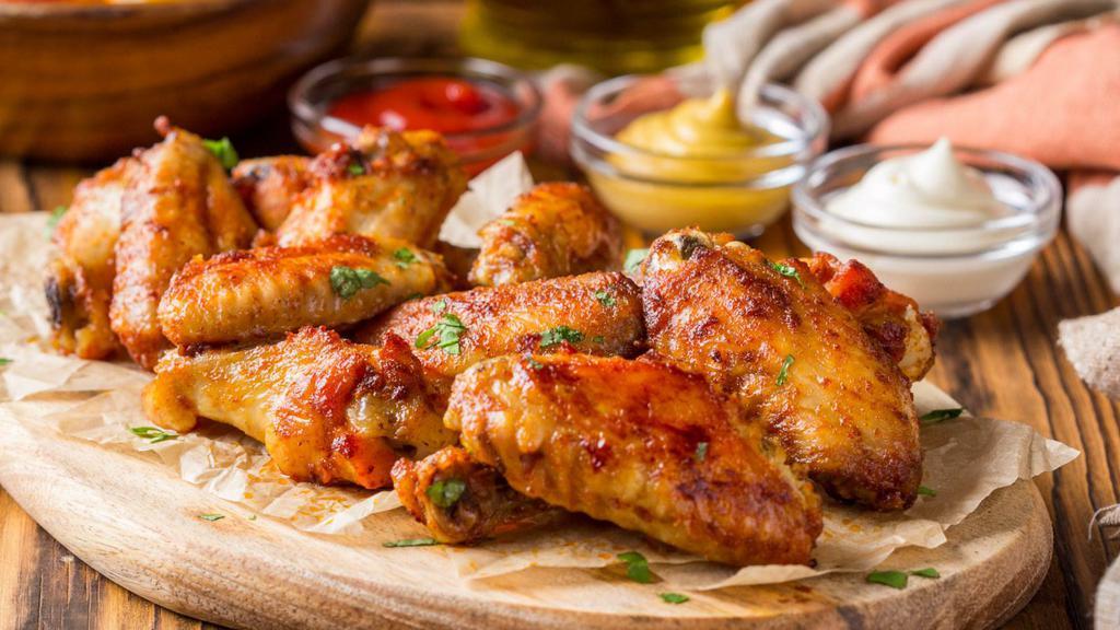Honey Bbq Chicken Wings · Deep fried chicken wings tossed in our fresh honey BBQ sauce.
