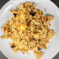 Pineapple Fried Rice · Chicken, Pork, Tofu or Mix Vegetable Shrimp or Beef.