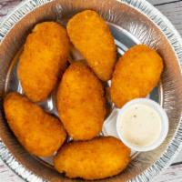 Jalapeno Poppers · Cheddar cheese with ranch dressing.