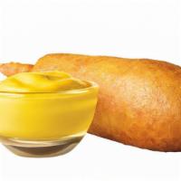 Corn Dog · Simple food at its finest. A delicious hot dog surrounded in sweet corn batter and fried to ...