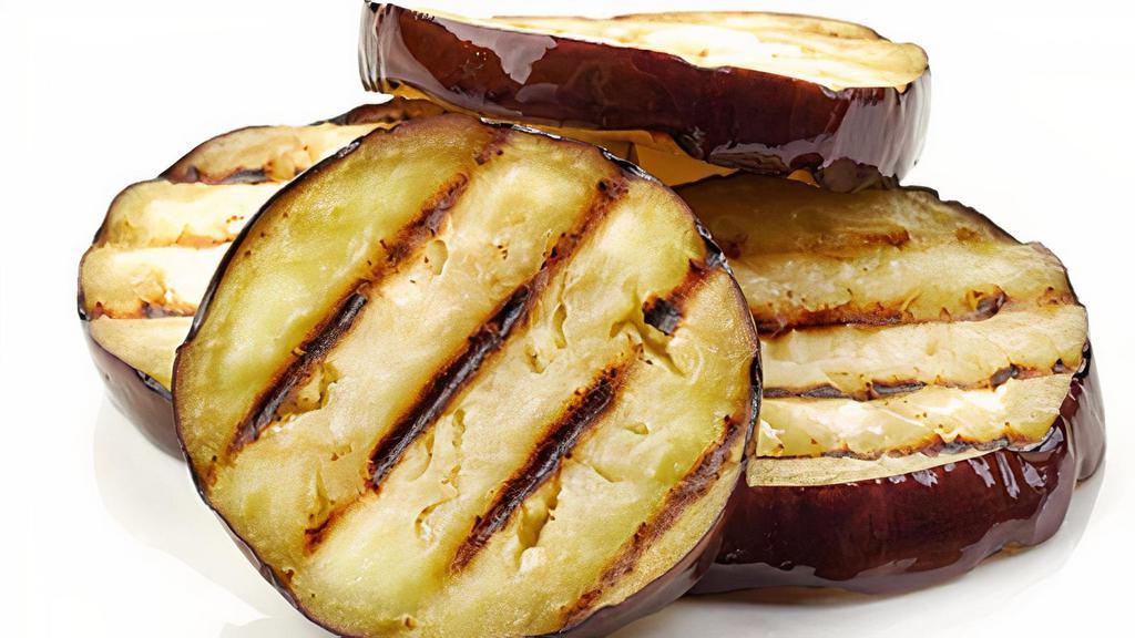 Grilled Eggplant · Comes with fresh sliced mozzarella.