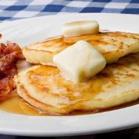 Pancakes With Bacon Or Ham · 