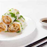 Cruller Rice Noodles  炸兩 · No toppings. Vegetarian.