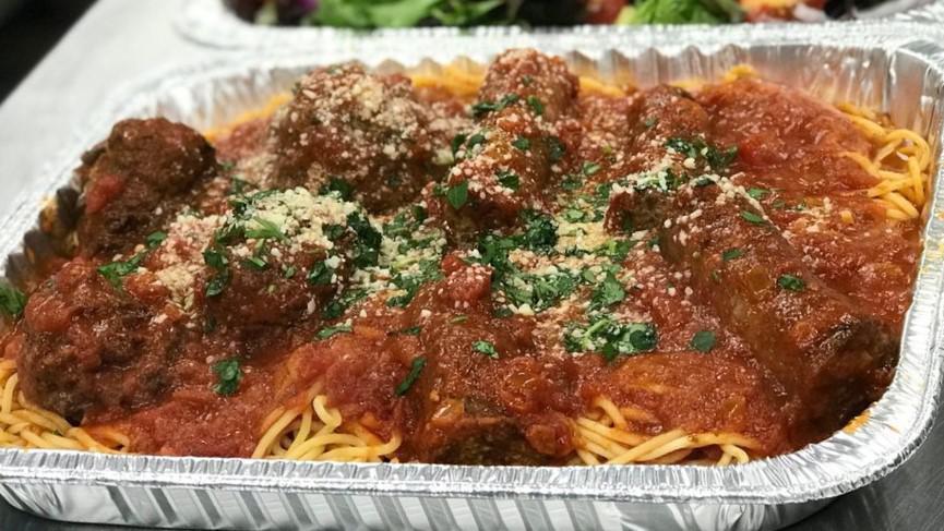 Spaghetti & Meatballs · Spaghetti and Italian Meatballs in Tomato Sauce.