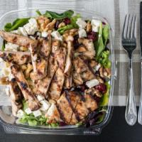 Tuscan Salad · Mesclun lettuce, walnuts, cranberries, and crumbled blue cheese.