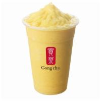 Mango Milk Slush 芒果戀奶冰沙 · Caffeine free, only available as a cold drink.