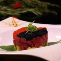 Tuna Tartar  · Diced tuna with quail egg and house special ponzu sauce.