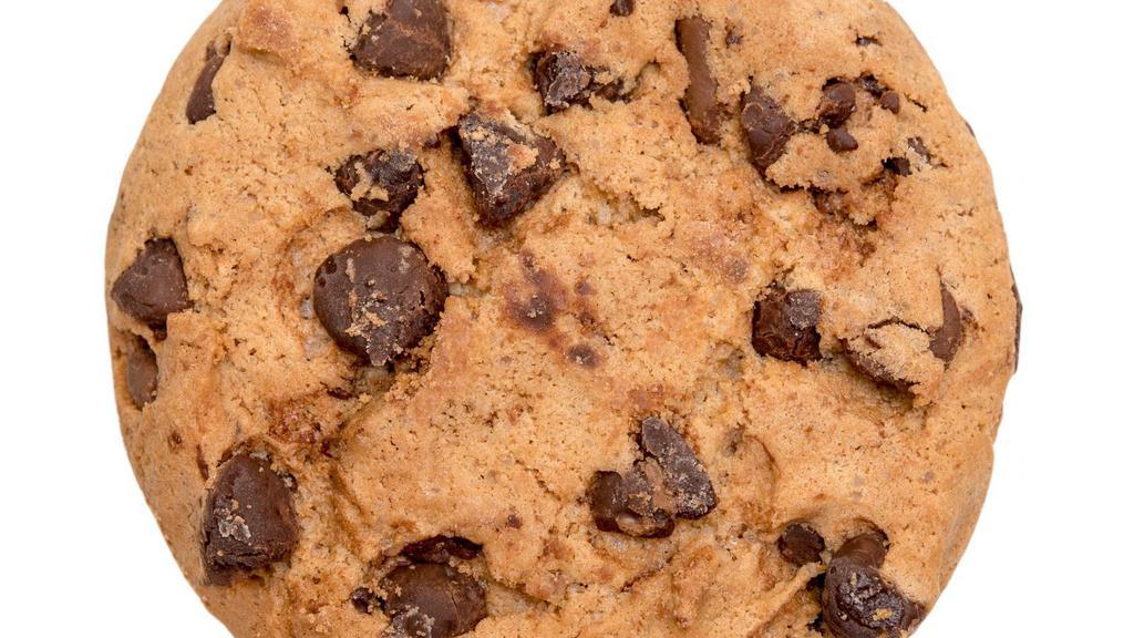 Vegan Chocolate Chip Cookie · Decadent chocolate chip cookie.