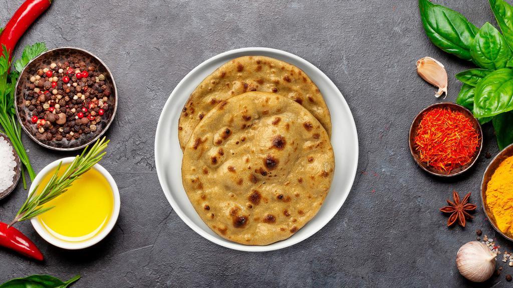 Rockin' Roti · Flat bread with a side of masaman curry.