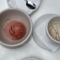 Ice Cream (Coconut Milk) · Vanilla, chocolate, strawberry. GF.