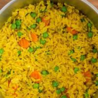 Saffron Vegetable Rice · 
