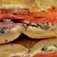 Lox Or Olive Or Sundried Cream Cheese · 