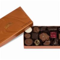 Small Assorted Chocolate Gift Box · A sampling of butter creams, chewy caramels and Peanut Butter Pails™, in rich milk and semi-...