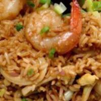 Peruvian Fried Rice With Mariscos · Seafood.