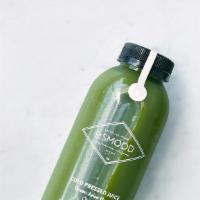  - Green Juice No.5 · Cucumber, celery, parsley, spinach, lime, e3 live. Non-customizable.