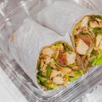 Caesar Wrap · Grilled chicken, lettuce, and Caesar dressing.