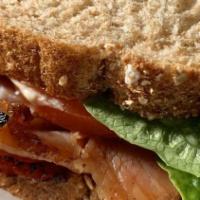 Honey Glazed Ham Sandwich · With mayo, honey mustard, lettuce and tomato. Choice of bread: French, honey oat, whole whea...