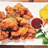Crispy Boneless Chicken [Medium] · Choice of any sauce. Served with house special coleslaw.