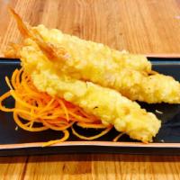 Tempura Shrimp /3Pc · Tempura Shrimp is a Japanese dish made with fresh shrimp dipped in tempura batter and deep- ...