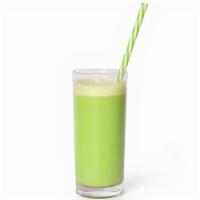 Green Blast Power Juice · Apple, kiwi, kale, and cucumber.