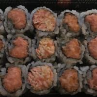 Spicy Maki Combination · Spicy tuna, spicy salmon and spicy kani.