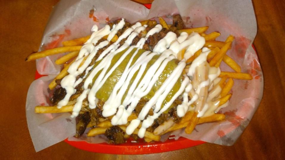 14800. California Fries · Your choice of meat, sour cream, and guacamole.