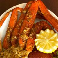  Snow Crab Legs · Served with corn and potatoes. Option to add more items