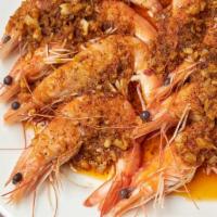 Small Catch Shrimp (Head On) · 0.5 lb fresh shrimp (head on) tossed in flavorful seasoning and spice of choice. Served with...