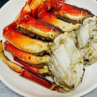  Dungeness Crab · Served with corn and potatoes. Option to add more items