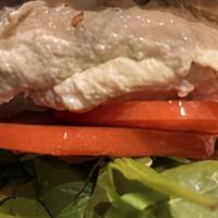 Whitefish Sandwich · ACME Whitefish Salad, Scallion Cream Cheese, Tomato & Arugula