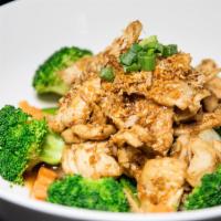 Garlic Sauce (Pad Gra Tiam) · Sauteed with garlic and black pepper, served over steamed vegetables.
