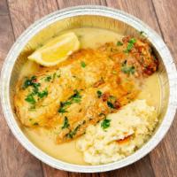 Fillet Of Sole Francese · Served with spaghetti, ziti, or vegetable. Consuming raw or undercooked meats, poultry, seaf...