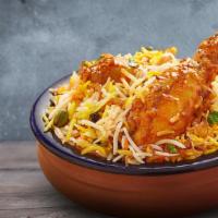 Asli Hyderabadi Kodi (Chicken) Biryani · Spicy long grained basmati rice cooked with aromatic biryani spices, herbs and juicy chicken...