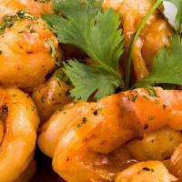 Camarones Al Ajillo · Garlic Shrimp