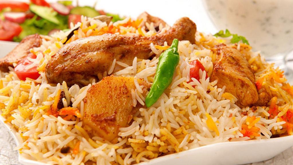 Chicken Biryani
 · basmati rice