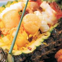 Pineapple Fried Rice 菠萝炒饭 · Stir fried.