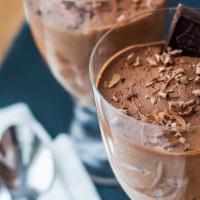 Chocolate Mousse · Decadent, creamy chocolate mousse.
