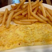Cheese Omelette · Traditional cheese omelet.