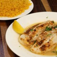 Broiled Filet Of Flounder · Flounder broiled to perfection.