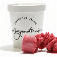 Raspberry Lemongrass · Bright fruity raspberry vegan ice cream with subtle herbaceous lemongrass flavors in the bac...