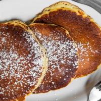 Golden Brown Pancakes · Three Pieces