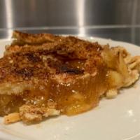 Slice Of Apple Crumb Cake · 