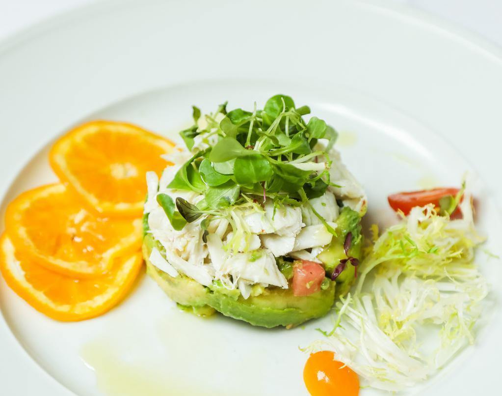 Jumbo Lump Crab And Avocado Salad · With yuzu dressing