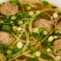 Beef Balls Noodle Soup · Phở Bò Viên