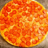 American Pizza · Mozzarella, marinara sauce and pepperoni.